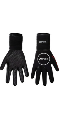 2024 Zone3 Neoprene Heat-Tech Warmth Gloves NA18UHTG101 - Black / Red